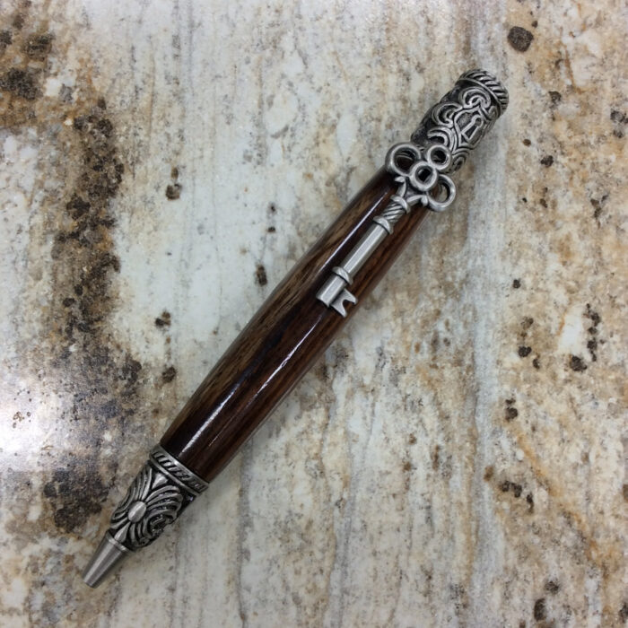 Cocobolo Skeleton Key Pen